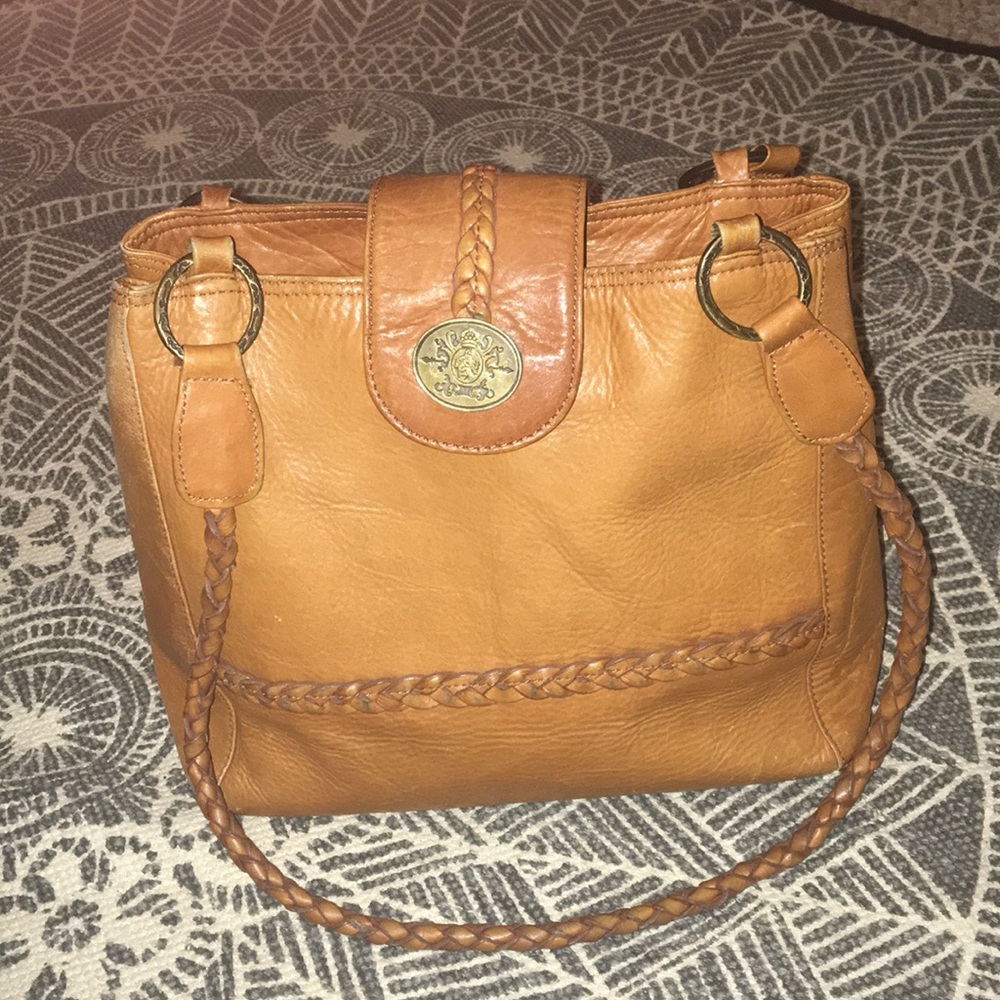 Vintage faux leather purse